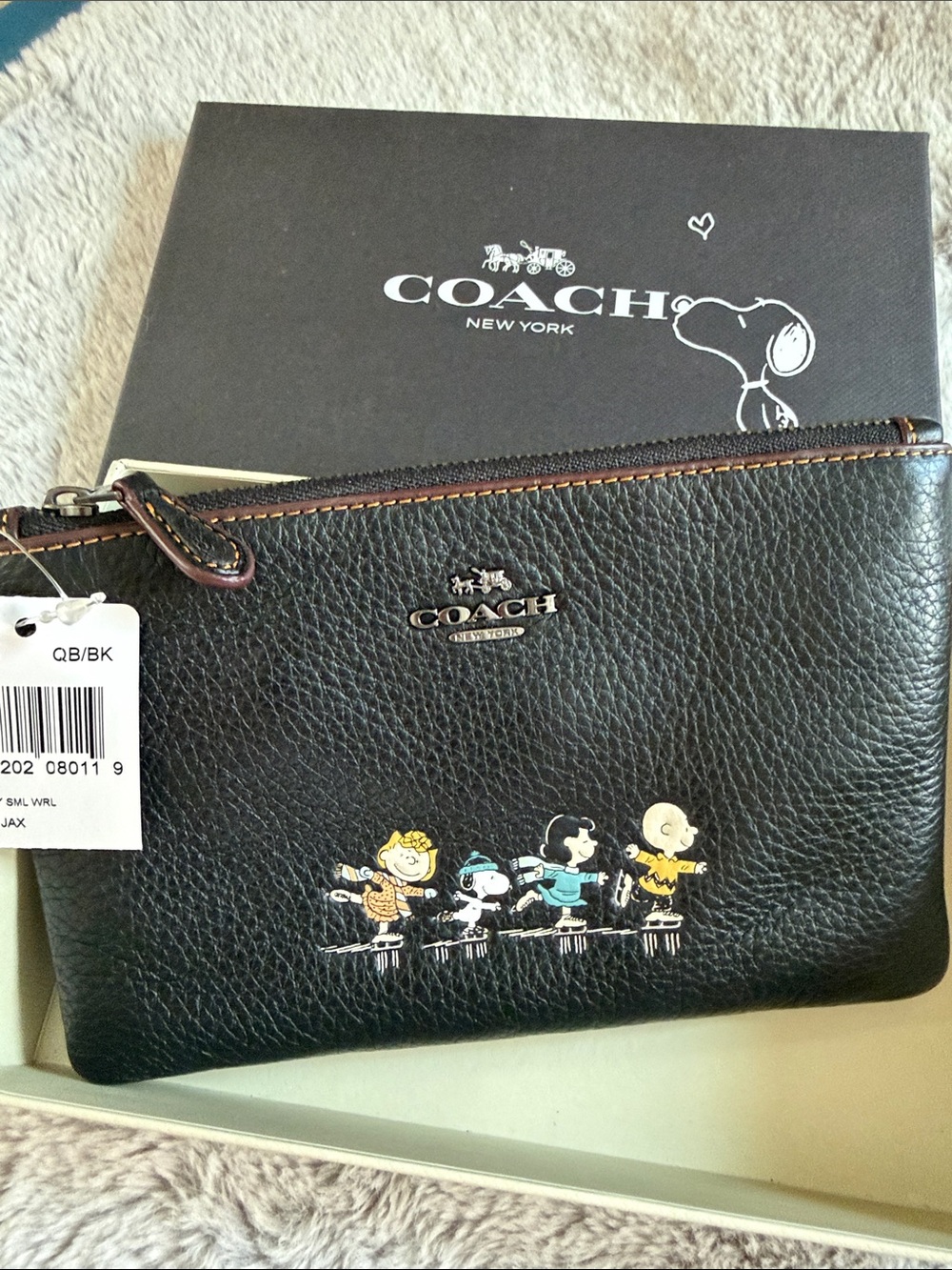 Coach x Peanuts NWT Wristlet